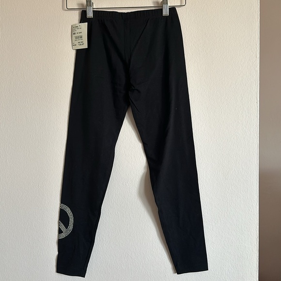 NWT GO Jeans Peace sign Leggings - Picture 3 of 4